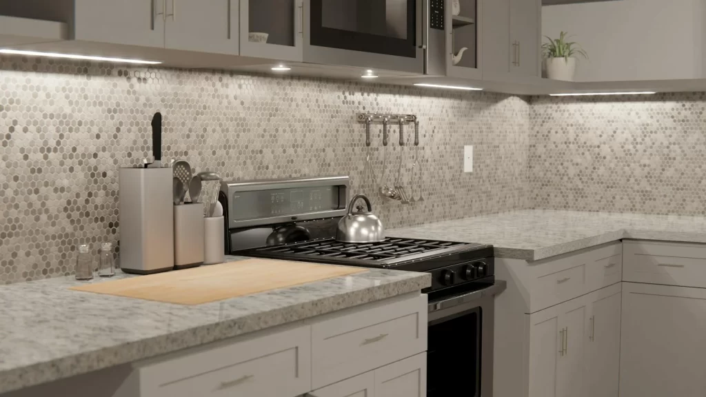 modern interior design of kitchen